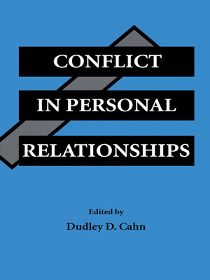 cover image of Conflict in Personal Relationships